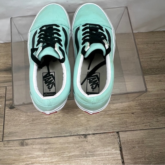 VANS OLD SKOOL Skate Shoes Mint Black WHITE (VN0007NTH7O) Women’s 7.5 - Picture 6 of 8